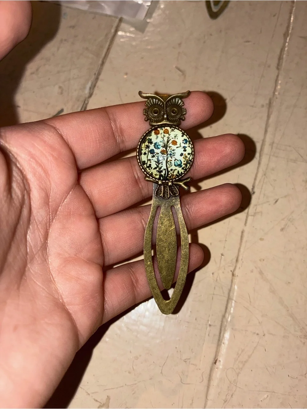 Owl Metal Bookmark - Antique Bronze Page Marker - Gift for Book Lovers, Readers